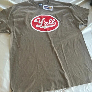 Quality T Shirt with “Y’all” logo size XL NWTs